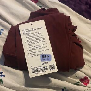 lululemon athletica align leggings size 2 rockwood